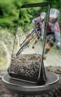 MTB Downhill Wallpaper постер