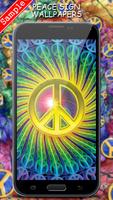 Peace Sign Wallpaper Affiche