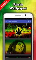 Rasta Wallpaper Affiche