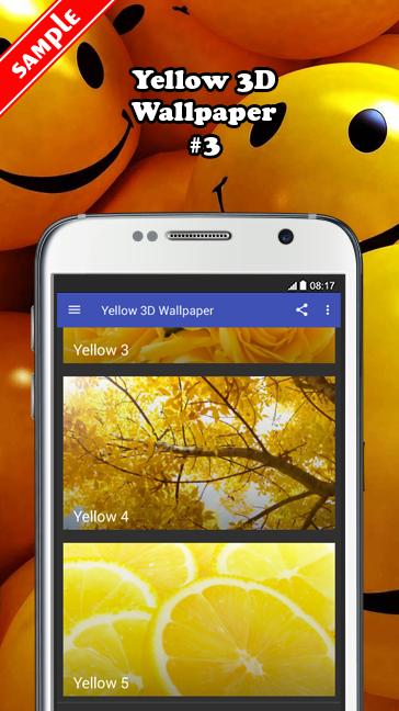 Yellow 3d Wallpaper For Android Image Num 26