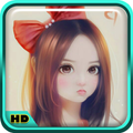 Cute Laurra Girl Wallpaper