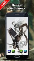 Monkey Wallpaper 스크린샷 1
