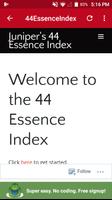 44 Essence Index poster