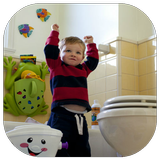 Teach kids to go to the toilet icon