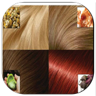 Natural hair dyeing icon