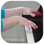 Learn to play the piano-icoon