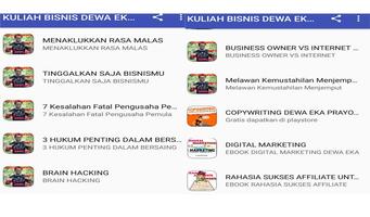 KULIAH BISNIS DEWA EKA PRAYOGA Affiche