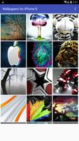 Wallpapers for iPhone 8 الملصق