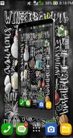 Chalkboard Wallpaper poster