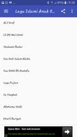 Lagu Anak Islami Offline screenshot 1