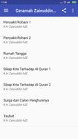 Ceramah Offline Zainuddin Mz Part 3 capture d'écran 1
