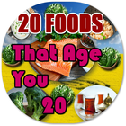 20 Foods That Age You 20 Years ikona