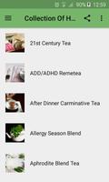 Collection Of Herbal Tea Remed ポスター