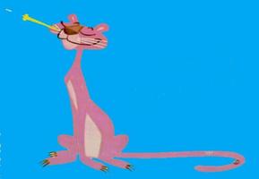 Pink Panther Wallpaper Affiche