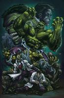 Green Man Hulk Wallpaper постер