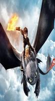 Toothless The dragon Wallpaper اسکرین شاٹ 1