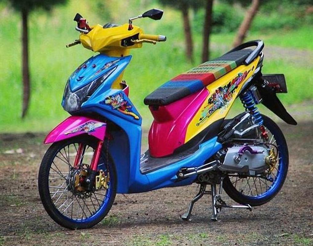 100 Foto Modifikasi Motor Beat New Babylook Paling Keren