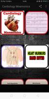 Cardiology Mnemonics, ECG, Heart Sounds & Murmurs постер