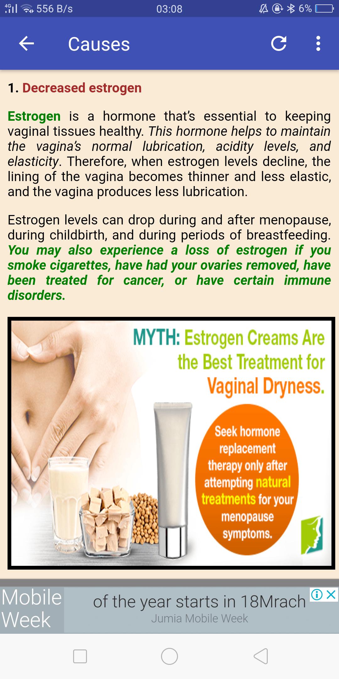 Period vaginal dryness during Vaginal dryness