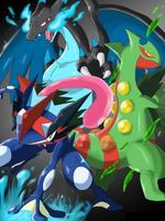 Ash Greninja Art Wallpapers ภาพหน้าจอ 3