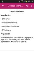 Recetas de jugos y zumos Gratis скриншот 3