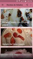Recetas de Helados پوسٹر