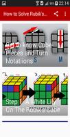 How to Solve Rubik's Cube 3x3 Poster