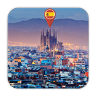 Travel to Barcelona icon