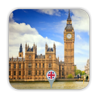 Travel to London icon