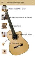 Acoustic Guitar Tab पोस्टर