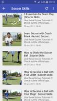 फुटबॉल प्रशिक्षण कार्यक्रम स्क्रीनशॉट 1