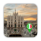 Travel to Milan icon