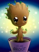 Baby Groot Wallpaper capture d'écran 1