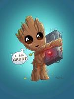 Baby Groot Wallpaper imagem de tela 2