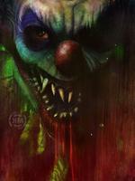 پوستر Scary Clown Wallpaper