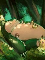 پوستر Snorlax Wallpaper