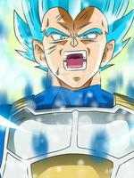 Vegeta Super Saiyan God Blue Wallpapers 포스터