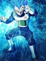 Vegeta Super Saiyan God Blue Wallpapers 스크린샷 1