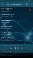 Lirik lagu Daerah Batak Offline captura de pantalla 1