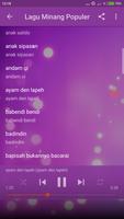 برنامه‌نما Kumpulan Lagu Minang Offline عکس از صفحه