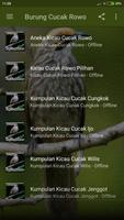 Suara Burung Cucak Rowo Gacor Offline screenshot 1