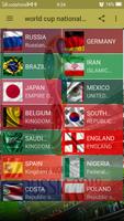 FIFA WC 2018 NATIONAL ANTHEMS poster