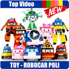 New Robocar Poli Toys Video icône