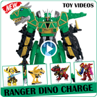 Ranger Dino Charge Toy Videos simgesi