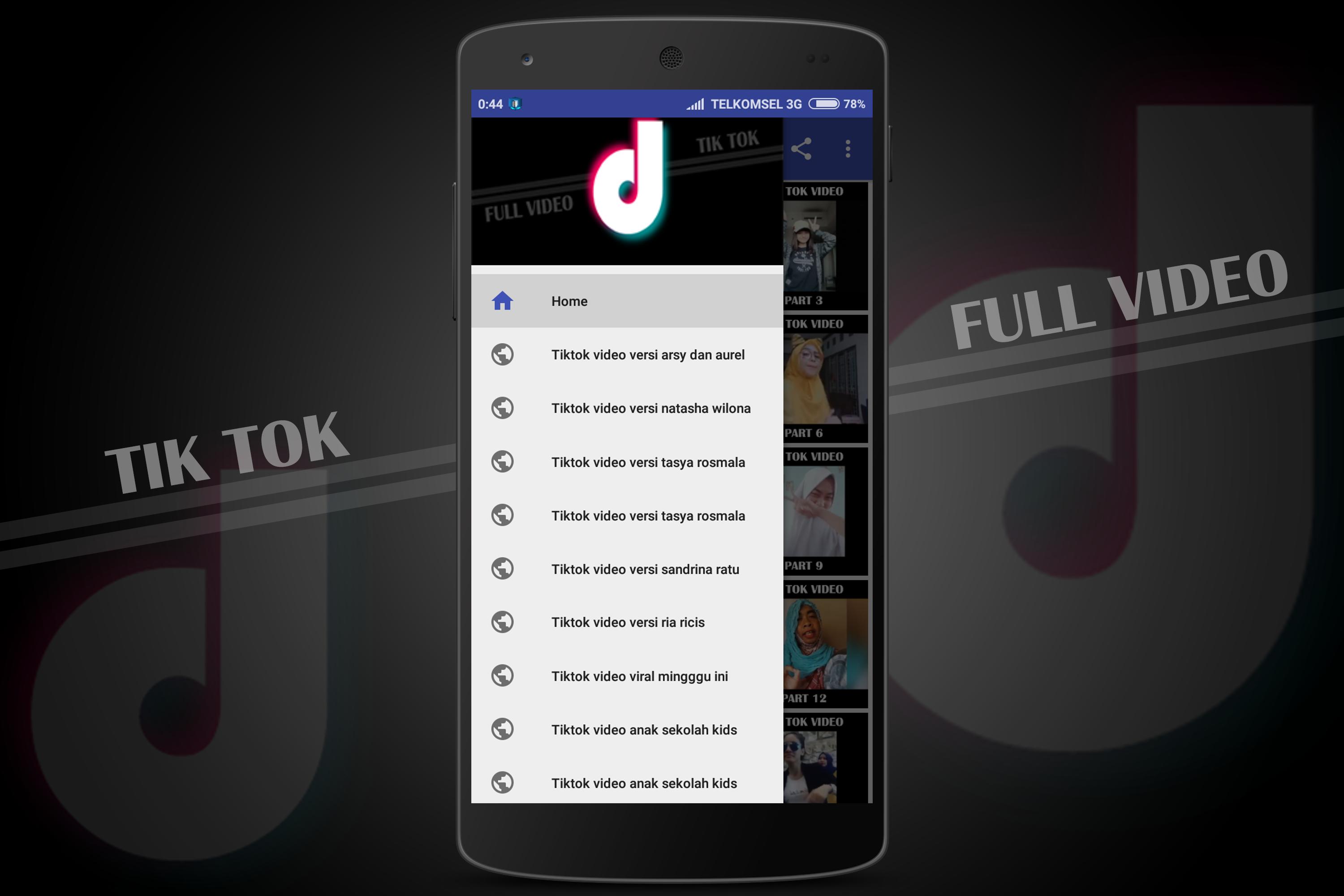 Tik Tok for Android TV APK. Lights are off tik Tok.
