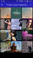 Mujer independiente frases poster