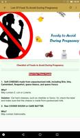 Pregnancy Diet captura de pantalla 1