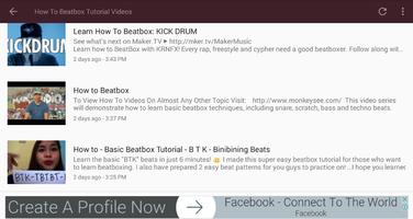 How To Beatbox Tutorial Videos imagem de tela 1