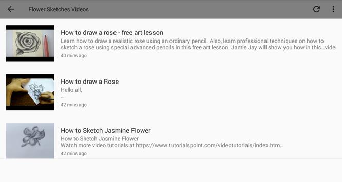 Flower Sketches Videos For Android Apk Download