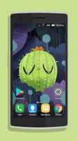 Cute Cactus Wallpaper Cartaz